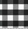 Load image into Gallery viewer, Buffalo Plaid Dog Bandana, Black & White Luxe Flannel - Southlake Paws
