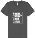 Load image into Gallery viewer, Mom. Bruh. Unisex V-Neck Shirt
