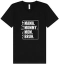 Load image into Gallery viewer, Mom. Bruh. Unisex V-Neck Shirt

