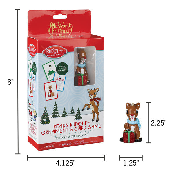 Ready Rudolph Ornament & Game - Southlake Paws
