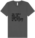 Load image into Gallery viewer, Watching Me Do Everything Unisex V-Neck Shirt
