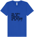 Load image into Gallery viewer, Watching Me Do Everything Unisex V-Neck Shirt
