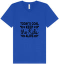 Load image into Gallery viewer, Keep the Kids Alive Unisex V-Neck Shirt
