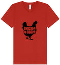 Load image into Gallery viewer, Chicken Mom Unisex V-Neck Shirt
