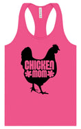 Load image into Gallery viewer, Chicken Mom Women's Racerback Tank
