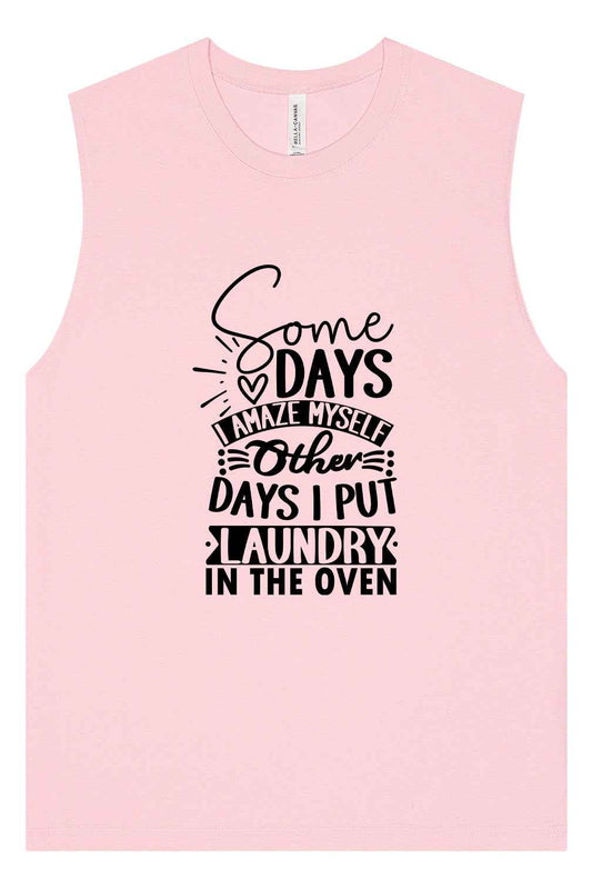 Laundry in the Oven Muscle Tank