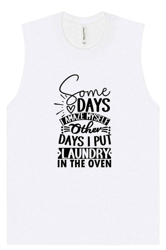 Laundry in the Oven Muscle Tank