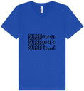 Load image into Gallery viewer, Super Mom, Super Wife, Super Tired Unisex V-Neck Shirt
