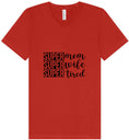Load image into Gallery viewer, Super Mom, Super Wife, Super Tired Unisex V-Neck Shirt
