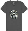 Load image into Gallery viewer, Proud Military Mom Unisex V-Neck Shirt
