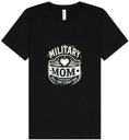 Load image into Gallery viewer, Proud Military Mom Unisex V-Neck Shirt
