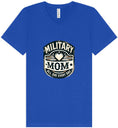 Load image into Gallery viewer, Proud Military Mom Unisex V-Neck Shirt
