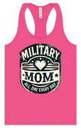 Load image into Gallery viewer, Proud Military Mom Women's Racerback Tank
