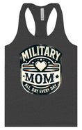 Load image into Gallery viewer, Proud Military Mom Women's Racerback Tank
