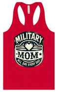 Load image into Gallery viewer, Proud Military Mom Women's Racerback Tank
