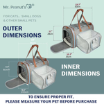 Mr. Peanut's Gold Series Big Apple XL Size Airline Compliant Expandable Pet Carrier