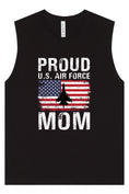 Load image into Gallery viewer, Proud Air Force Mom Muscle Tank
