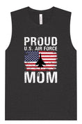 Load image into Gallery viewer, Proud Air Force Mom Muscle Tank
