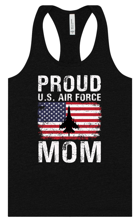Proud Air Force Mom Women's Racerback Tank
