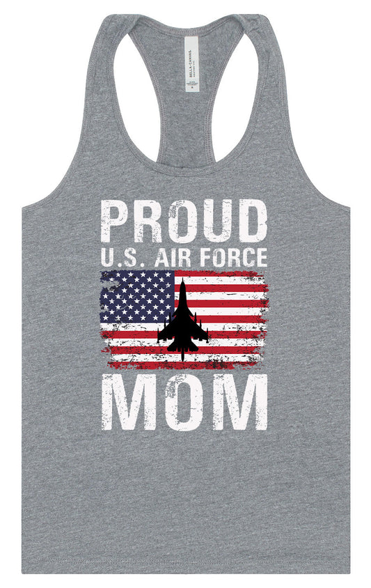 Proud Air Force Mom Women's Racerback Tank