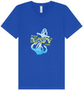 Load image into Gallery viewer, Proud Navy Mom Unisex V-Neck Shirt
