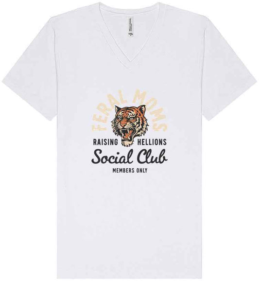 Feral Moms Social Club Unisex V-Neck Shirt