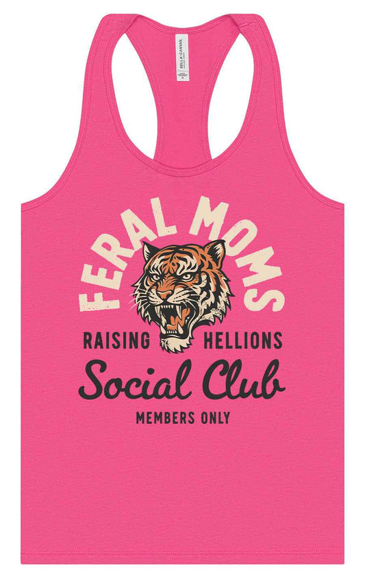 Feral Moms Social Club Women's Racerback Tank