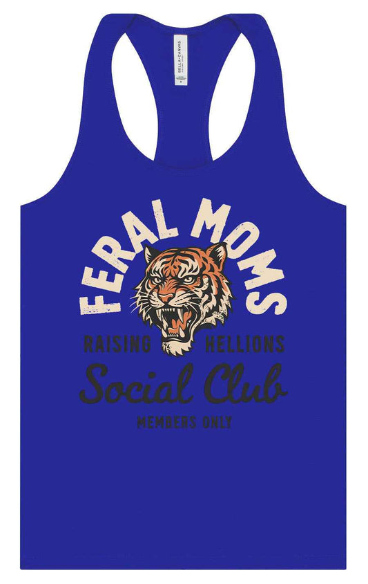 Feral Moms Social Club Women's Racerback Tank