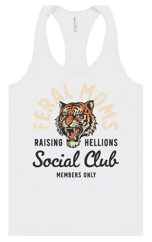 Feral Moms Social Club Women's Racerback Tank