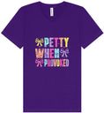 Load image into Gallery viewer, Petty When Provoked Unisex V-Neck Shirt
