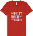 Load image into Gallery viewer, Petty When Provoked Unisex V-Neck Shirt

