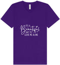Load image into Gallery viewer, Beautiful Day to Leave Me Alone Unisex V-Neck Shirt
