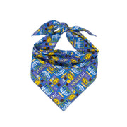 Hanukkah Dog Bandana with Menorah and Dreidel