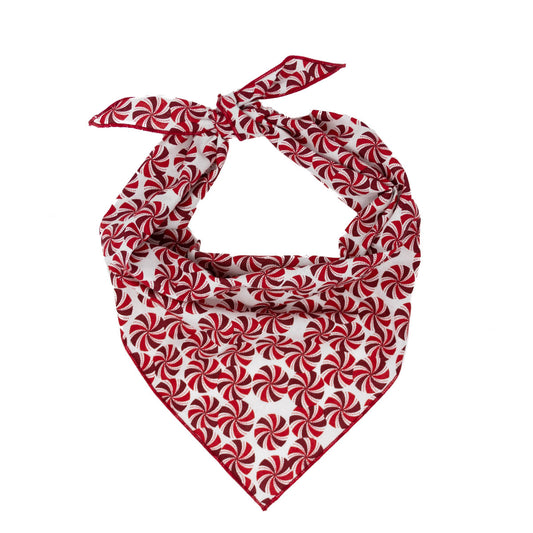Christmas Bandana with Peppermints  |  Holiday Dog Bandana | XMAS - Southlake Paws