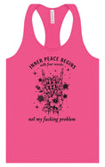 Load image into Gallery viewer, Inner Peace Begins With... Women's Racerback Tank
