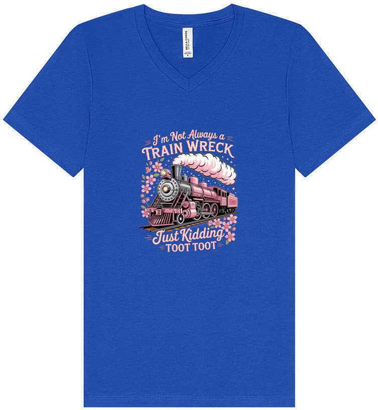 Toot Toot Unisex V-Neck Shirt