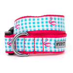 Gingham Flamingo Collar & Lead Collection