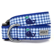 Gingham Whale Collar & Lead Collection