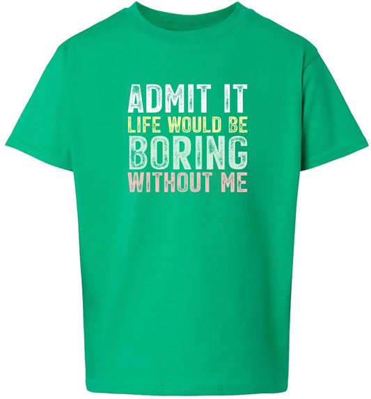 Retro Life Would Be Boring Children's Gildan Soft Shirt
