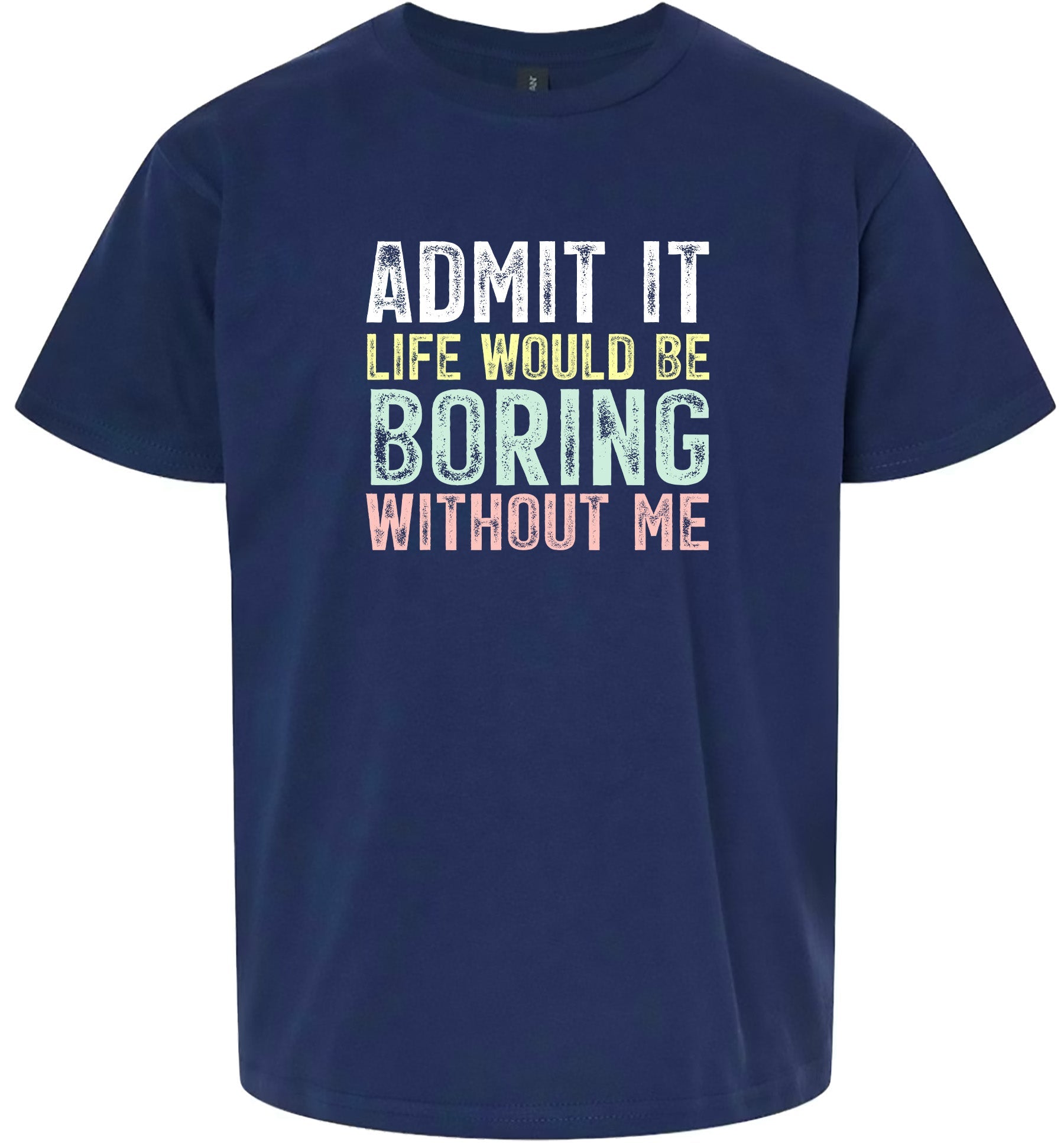 Retro Life Would Be Boring Children's Gildan Soft Shirt