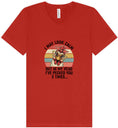 Load image into Gallery viewer, Pecked You in My Head Unisex V-Neck Shirt
