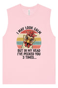 Load image into Gallery viewer, Pecked You in My Head Muscle Tank
