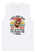 Load image into Gallery viewer, Pecked You in My Head Muscle Tank
