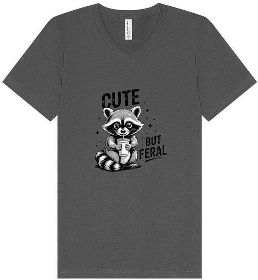 Cute but Feral Unisex V-Neck Shirt