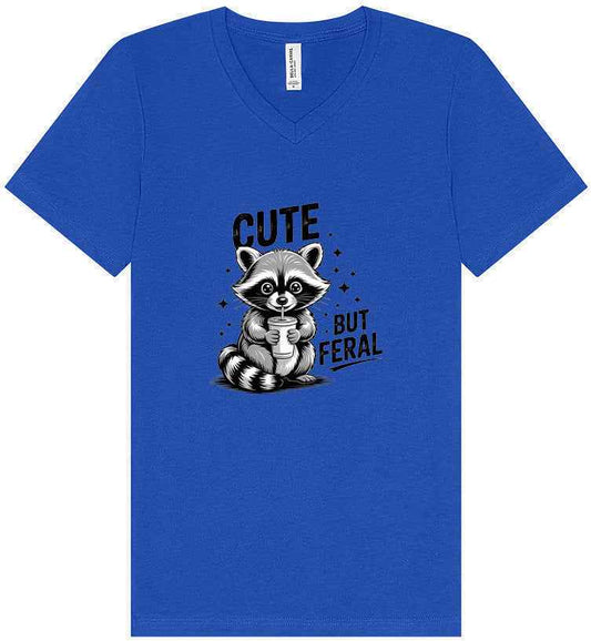 Cute but Feral Unisex V-Neck Shirt