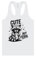 Load image into Gallery viewer, Cute but Feral Women's Racerback Tank
