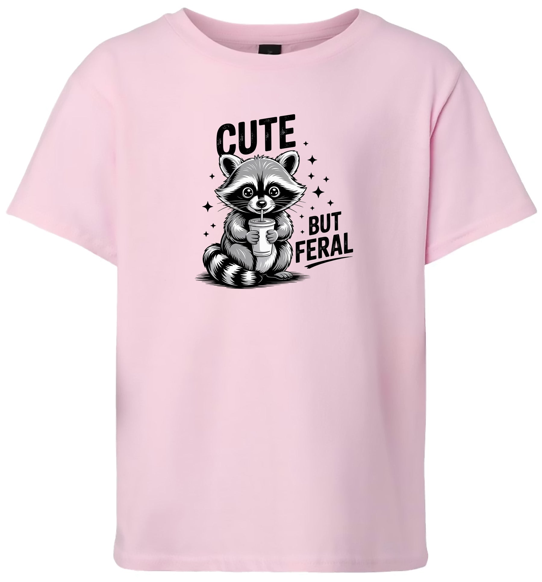Cute but Feral Children's Gildan Soft Shirt