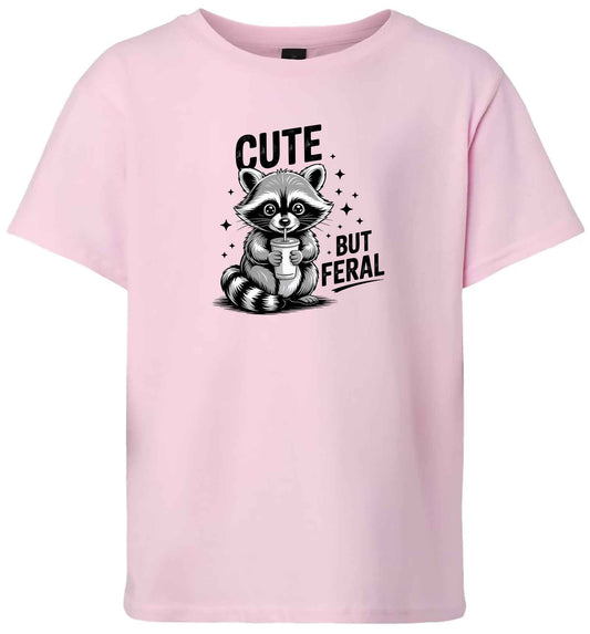 Cute but Feral Children's Gildan Soft Shirt