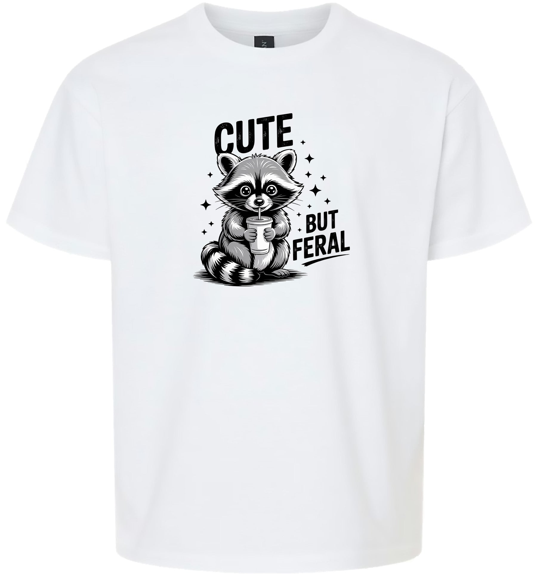Cute but Feral Children's Gildan Soft Shirt