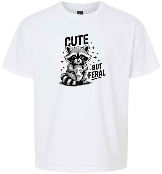 Cute but Feral Children's Gildan Soft Shirt